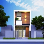 Mẫu Nhà Phố 2 Tầng 